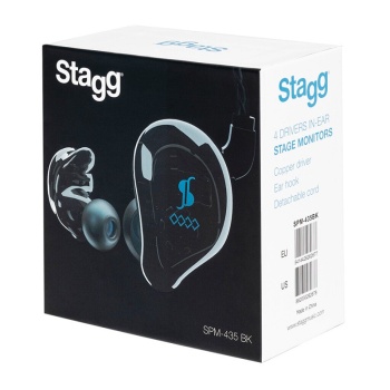 Preview: Stagg 4-Wege In Ear Monitor Black